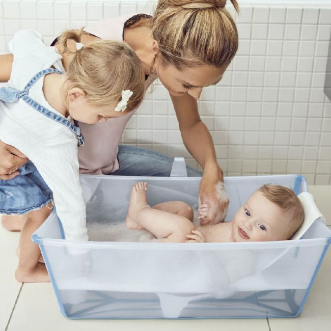 Banheira Dobrável para Bebê Flexi Bath Ocean Blue