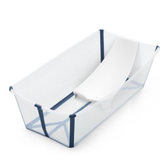 STOKKE FLEXI BATH X-LARGE BUNDLE TRANSPARENT BLUE