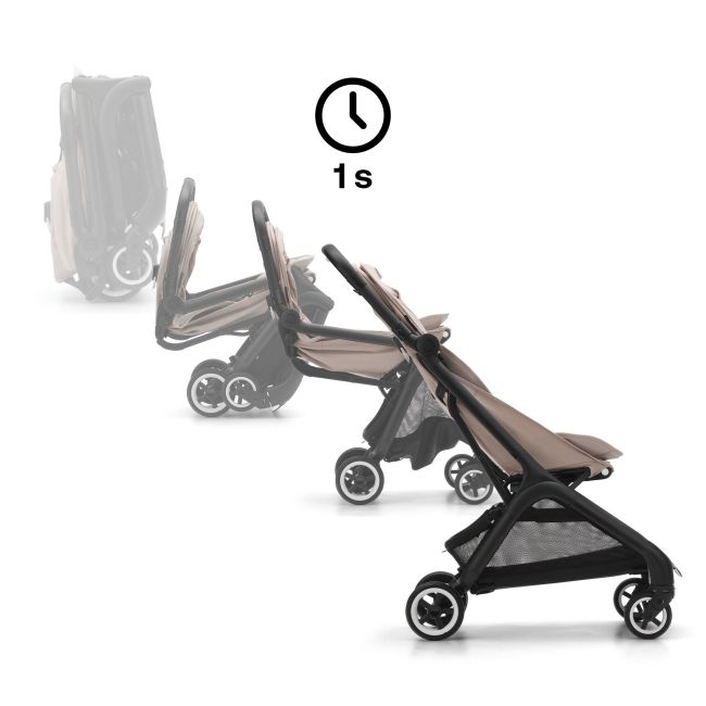 BUGABOO BUTTERFLY COMPLETAMENTE PRETO/TAUPE É VERDADE..-TAUPE É VERDADE