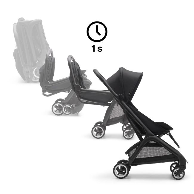 Carrinho de Passeio Bugaboo Butterfly Preto Meia-Noite