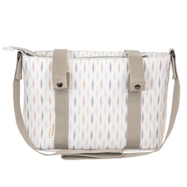 Bolso Crossbody + Cambiador Bimbidreams Estampado Etnic - Beige