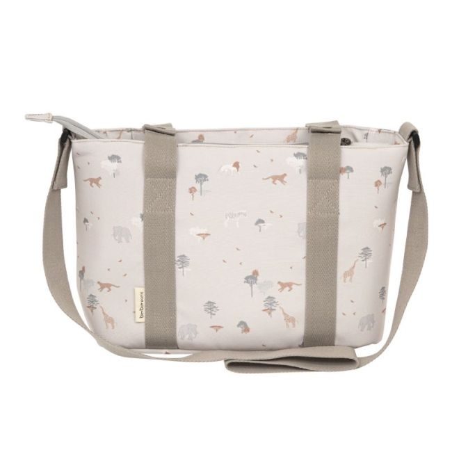 Bolso Crossbody + Cambiador Bimbidreams Estampado Nairobi - Lino