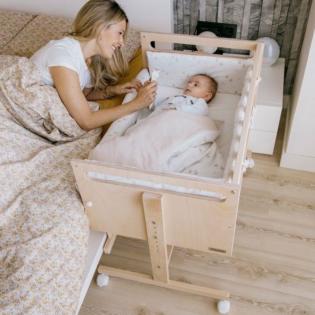 Minicama de co-sleeping Mo-1973 You & Me Plus com cera natural Micuna MICUNA - 5