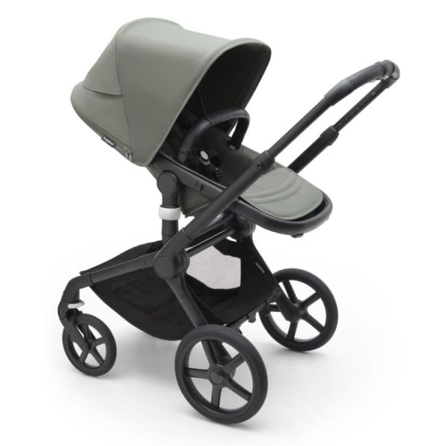 Carrinho Bugaboo Fox 5 - Preto/Verde Floresta