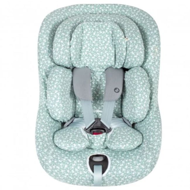 Capa para cadeira de carro Maxi-Cosi Pearl 360 e Mica Pro Eco i-Size + capa redutor - Mist Green.