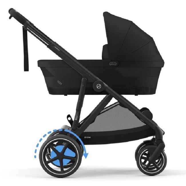 Carrinho de bebé elétrico Cybex e-Gazelle S - Moon Black