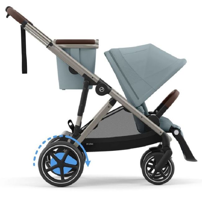 Carrinho de bebé elétrico Cybex e-Gazelle S - Stormy Blue