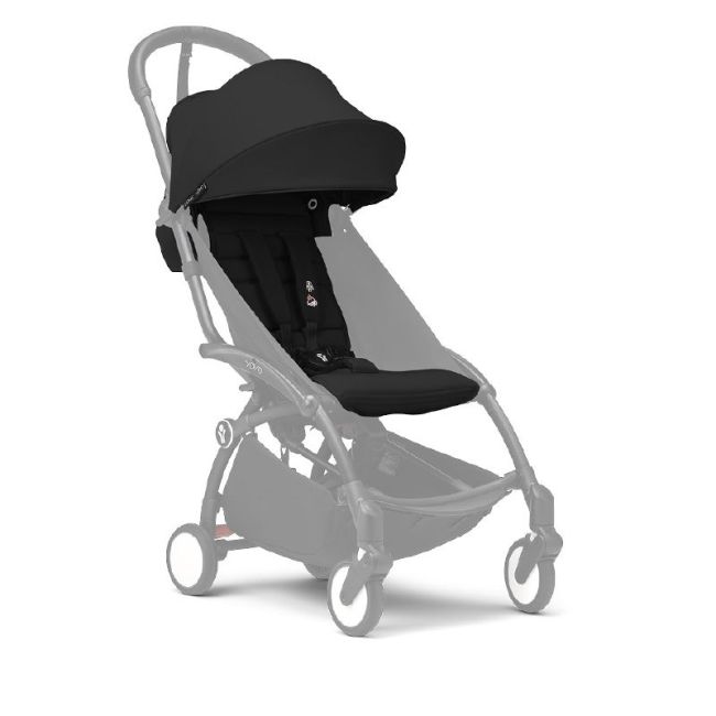 Pack de Tecido e Capota 6+ Stokke YOYO3 - Preto