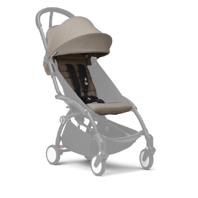 Conjunto de Tecido e Capota 6+ Stokke YOYO3 - Taupe