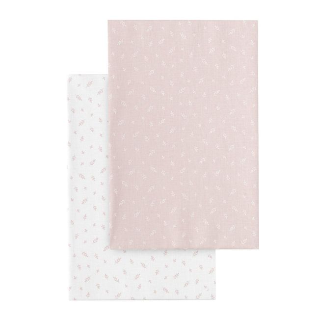 Bajera Cuna 60 Pack 2 Uds. 60X120X17 Cm Fresco Rosa