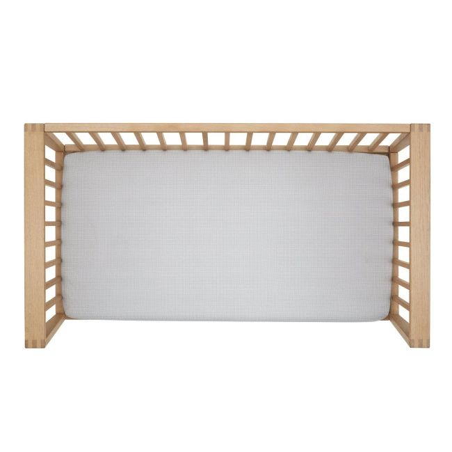 Lençol de berço 60 Pack 2 Unidades 60X120X17 Cm Mini Windsord Cinza