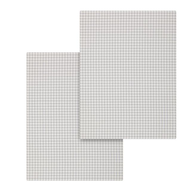 Lençol de Berço Pack 2 Unidades 50X82X10 Cm Mini Windsord Cru