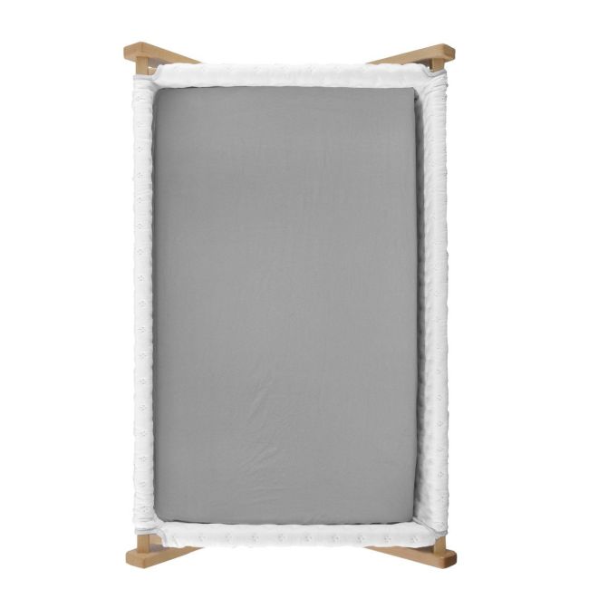 Bajera Minicuna Pack 2 Uds. 50X82X10 Cm Soft Gris