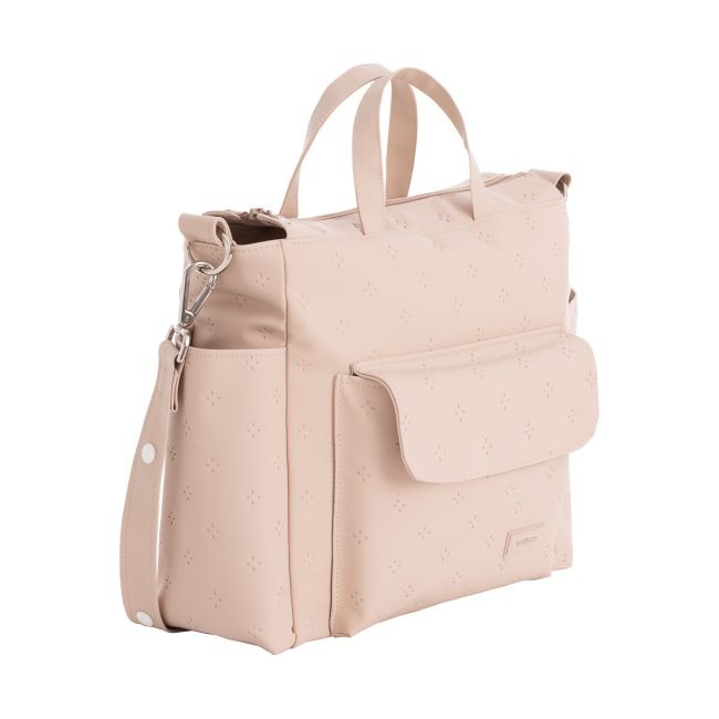 Bolso Maternal Pack Twin Beige 16X43X37 Cm