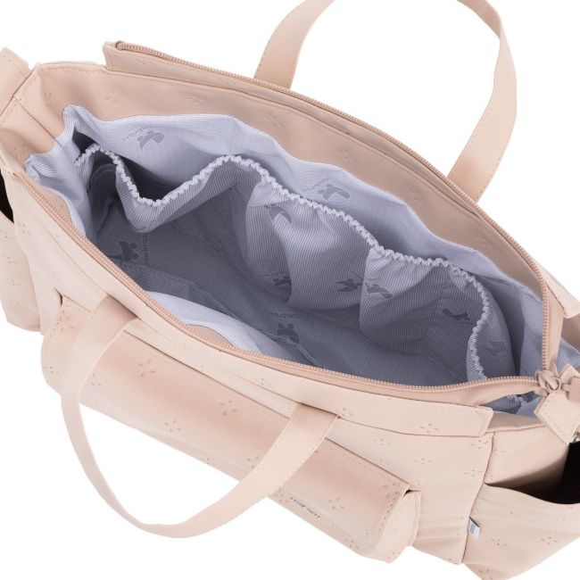 Bolso Maternal Pack Twin Beige 16X43X37 Cm