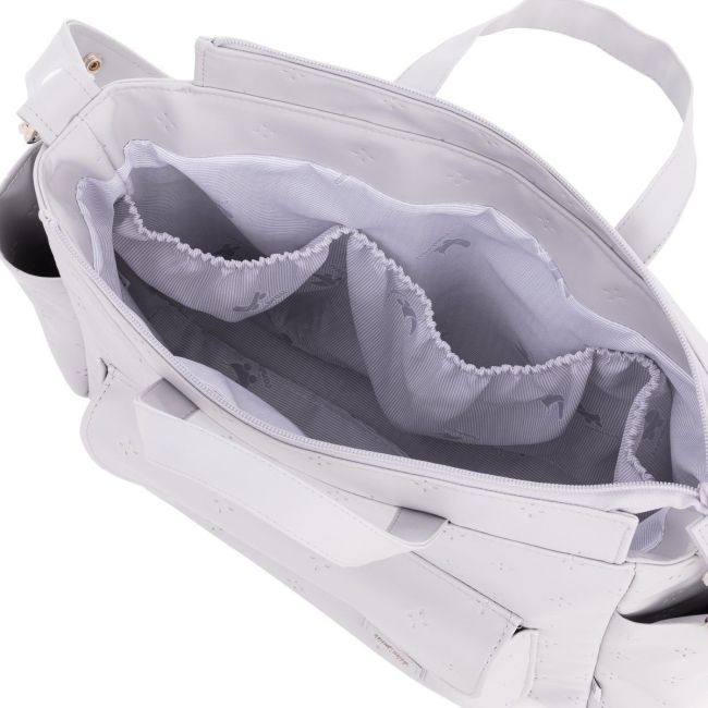 Bolsa Maternal Pack Twin Cinza 16X43X37 Cm