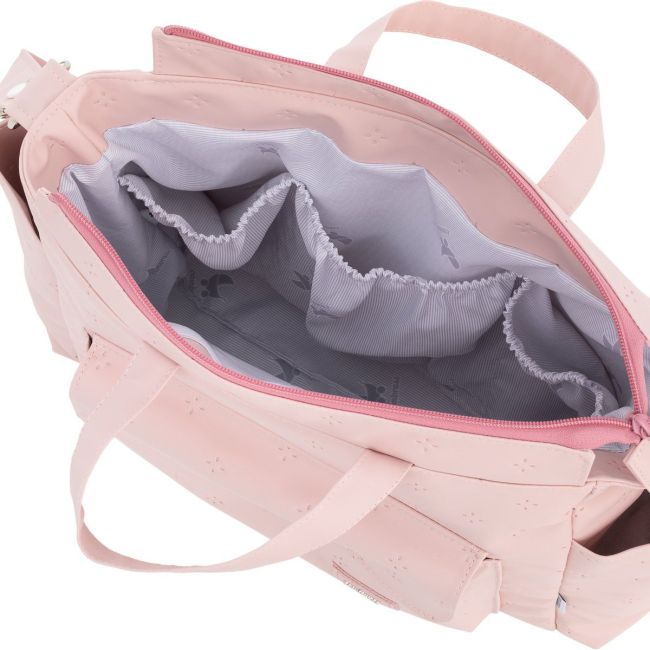 Bolsa Maternal Pack Twin Rosa 16X43X37 Cm