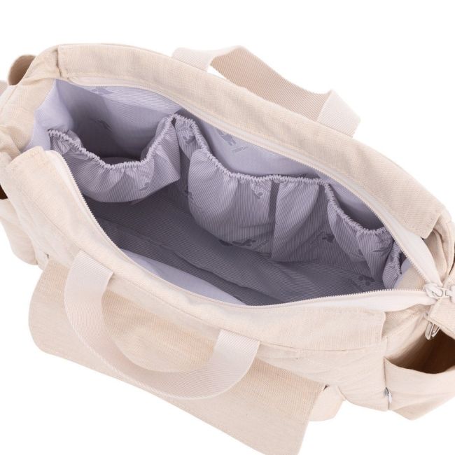 Bolso Maternal Pack Viella Beige 16X43X37 Cm