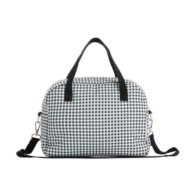 Bolsa Maternal Prome New Vichy Azul 18X41X31 Cm