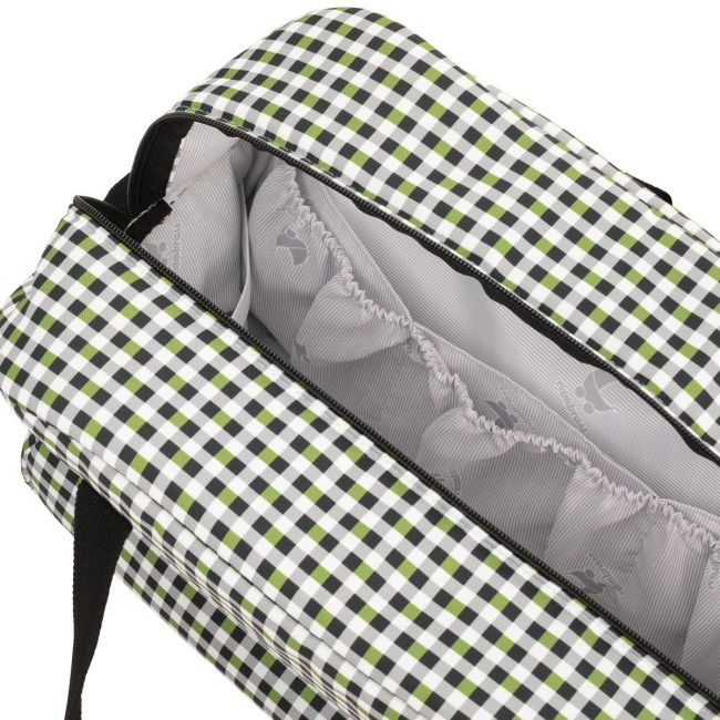 Bolsa Maternal Prome New Vichy Kaki 18X41X31 Cm