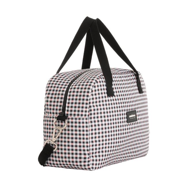 Bolsa Maternal Prome New Vichy Rosa 18X41X31 Cm