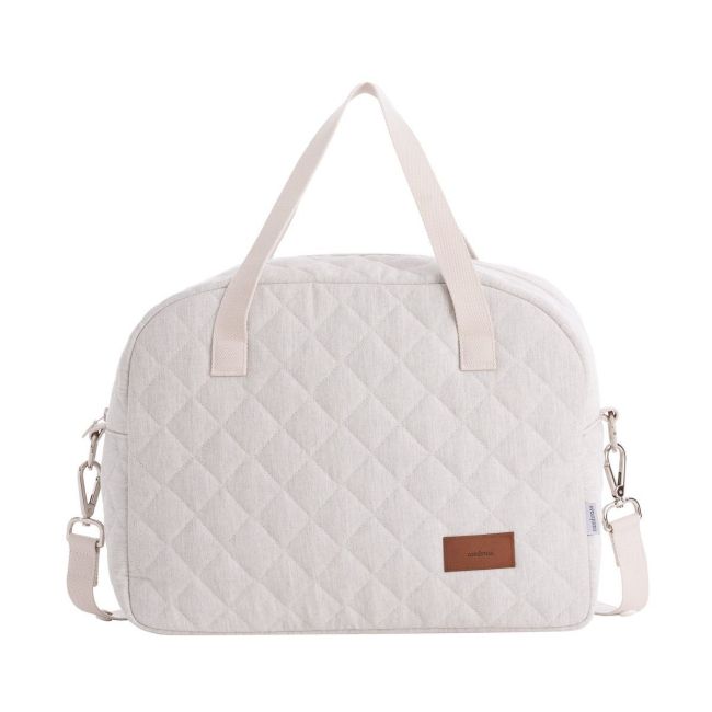 Bolsa Maternal Prome Viella Cinza 18X41X31 Cm