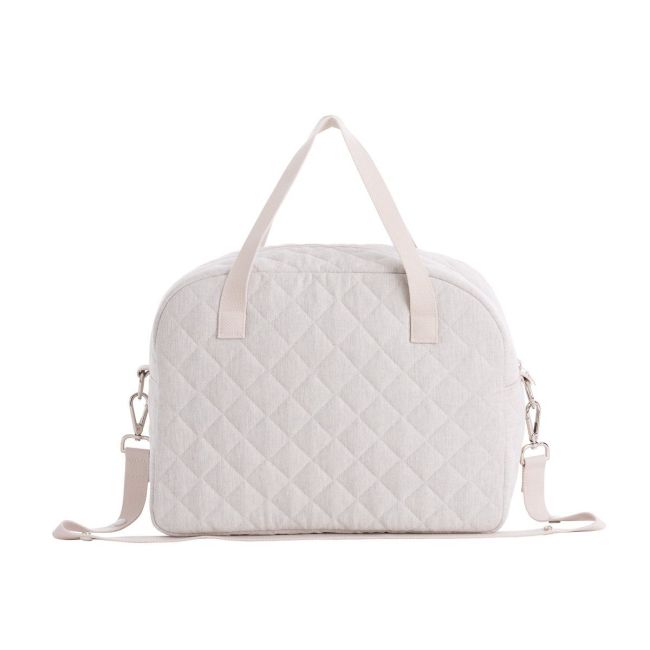 Bolsa Maternal Prome Viella Cinza 18X41X31 Cm