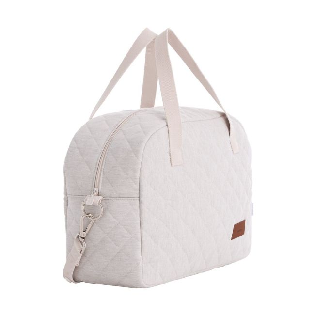 Bolsa Maternal Prome Viella Cinza 18X41X31 Cm