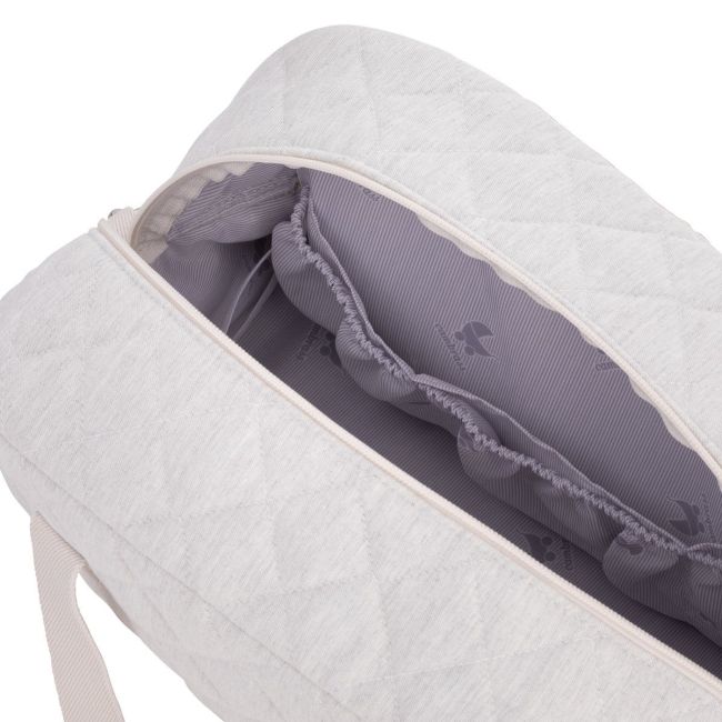 Bolsa Maternal Prome Viella Cinza 18X41X31 Cm