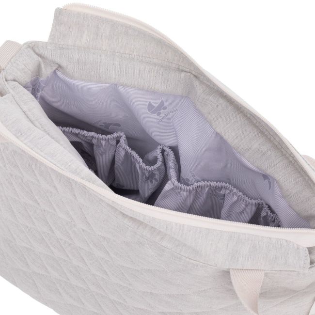 Bolso Talega Viella Gris 12X40X35 Cm