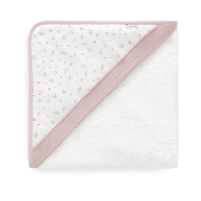 Capa De Baño Delantal 100X100X1 Cm Plumeti Rosa