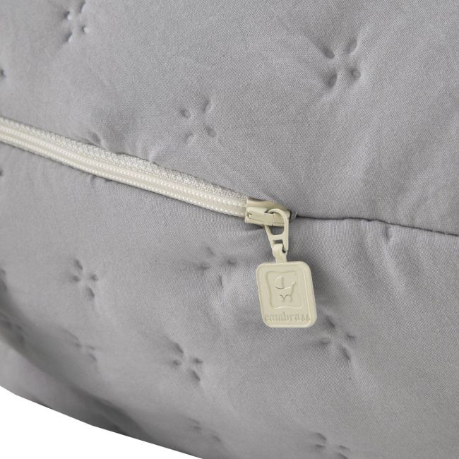 Cojin De Lactancia Luna 80X185X16 Cm Soft Gris