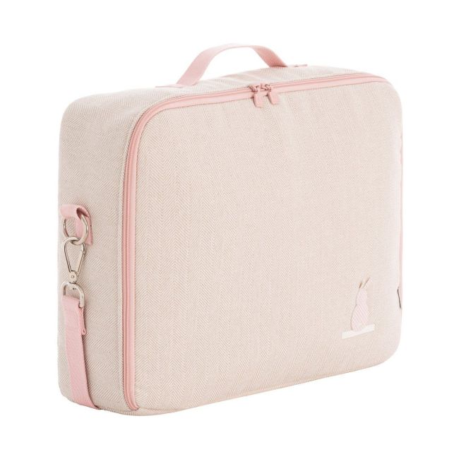 Maleta Clinica Lino Rosa 12X47X36 Cm