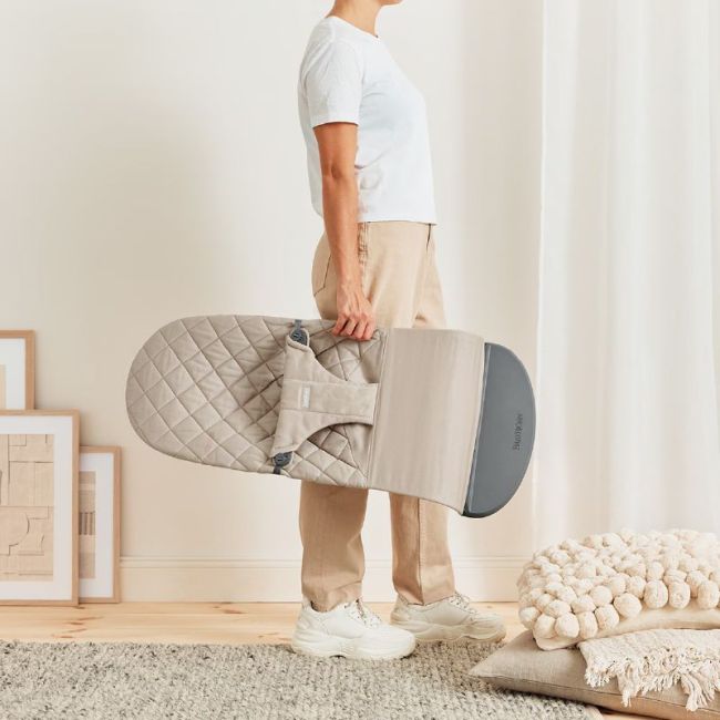 Hamaca Bliss Woven Babybjorn - Gris Arena