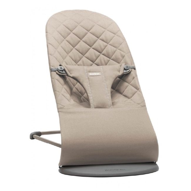 Cadeira de balanço Bliss Woven Babybjorn - Cinza Areia