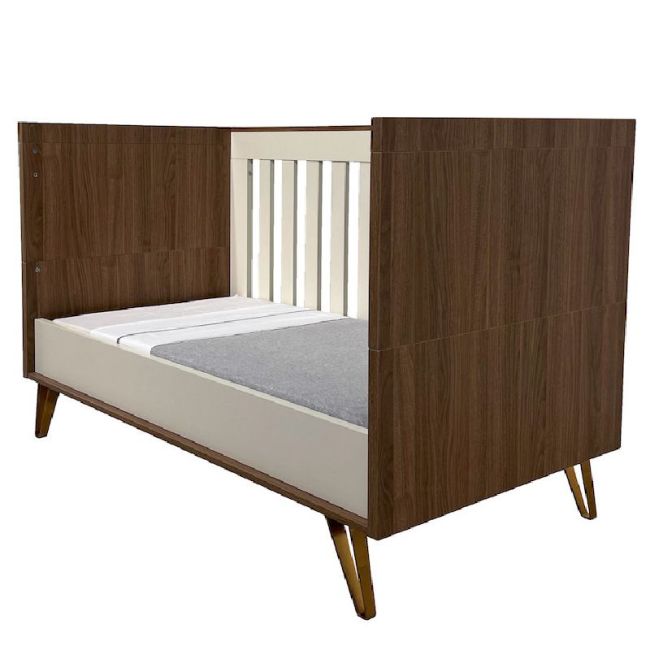 CAMA DE BEBÉ 70X140 TRIESTE NOGAL-MARFIL