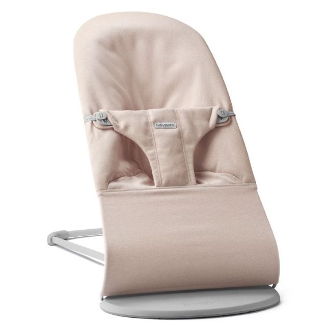 Cadeira de balanço Bliss Woven Babybjorn - Rosa Claro Melange