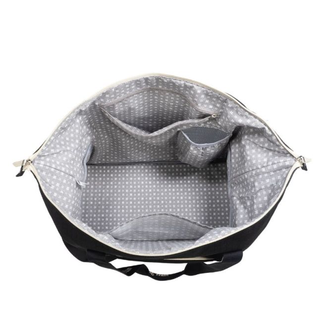 Bolsa XL Eco Mum Walking Mum - Preto