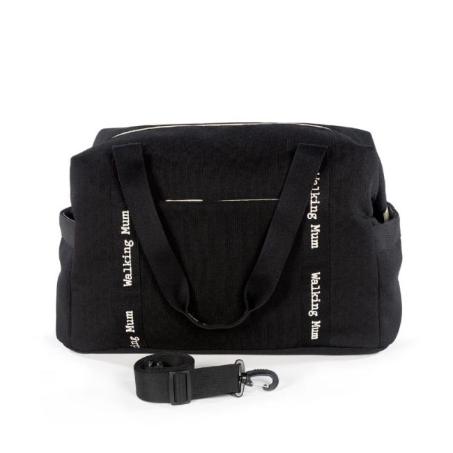 Bolsa XL Eco Mum Walking Mum - Preto