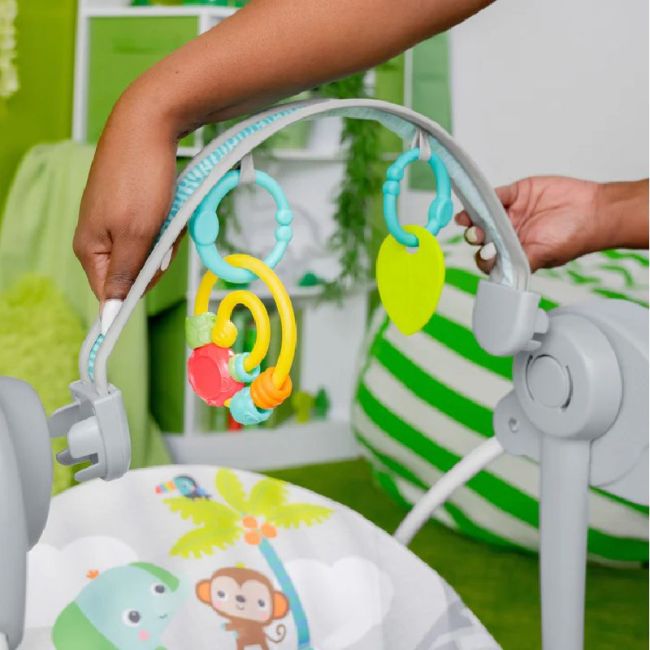 Cadeira de Balanço Portátil Compacta Bright Starts Playful Paradise Kids2