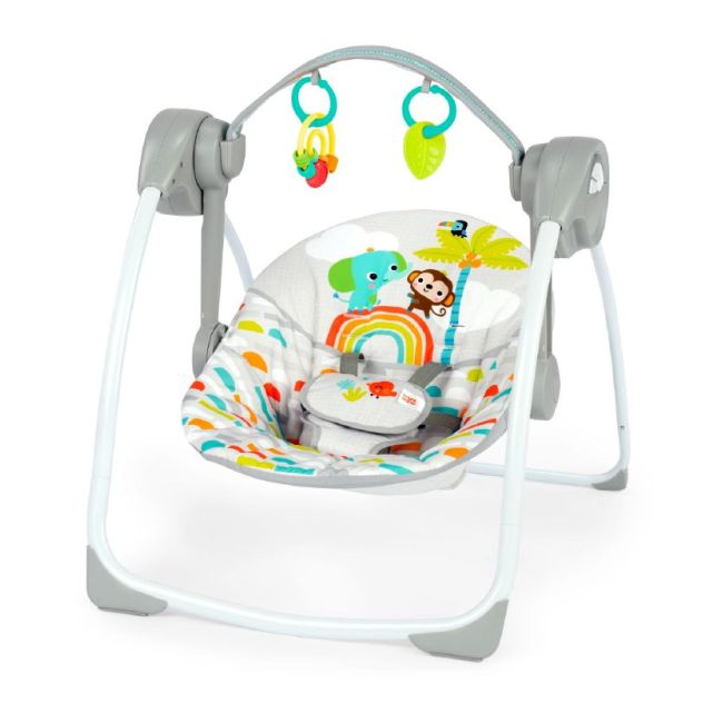 Cadeira de Balanço Portátil Compacta Bright Starts Playful Paradise Kids2