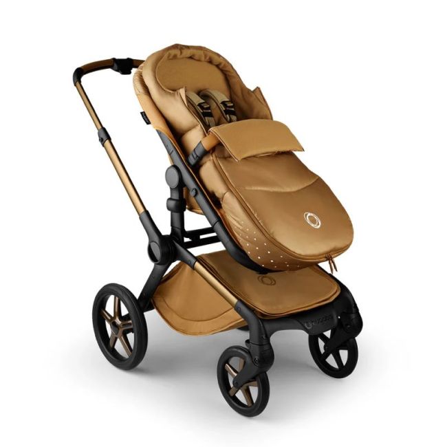 BUGABOO FOX 5 NOIR ED. LIMITADA SACO SILLA AMBAR BRILLANTE