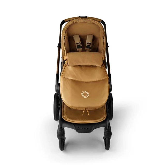 BUGABOO FOX 5 NOIR ED. LIMITADA SACO SILLA AMBAR BRILLANTE