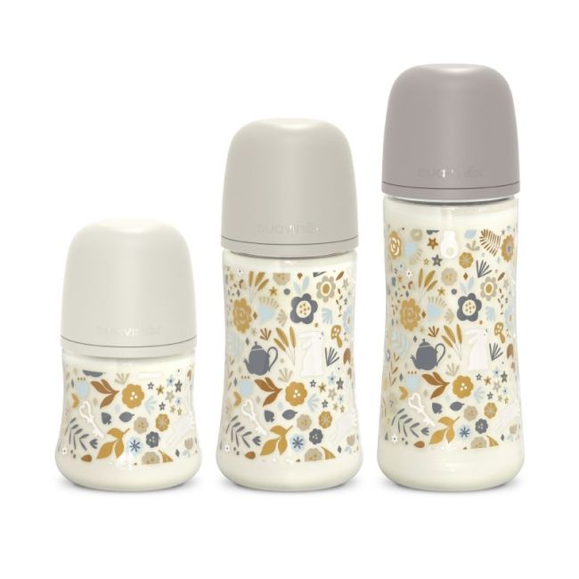 Biberão Poliamida 150ml Wonderland Liberty - Cinzento