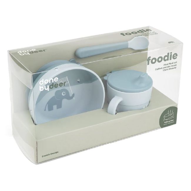 Set Vajilla Foodie First Meal Elphee - Azul