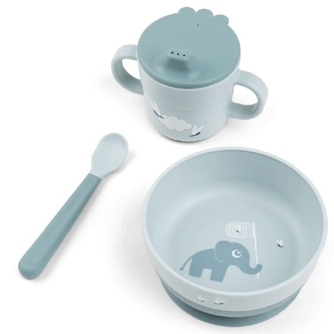 Set Vajilla Foodie First Meal Elphee - Azul