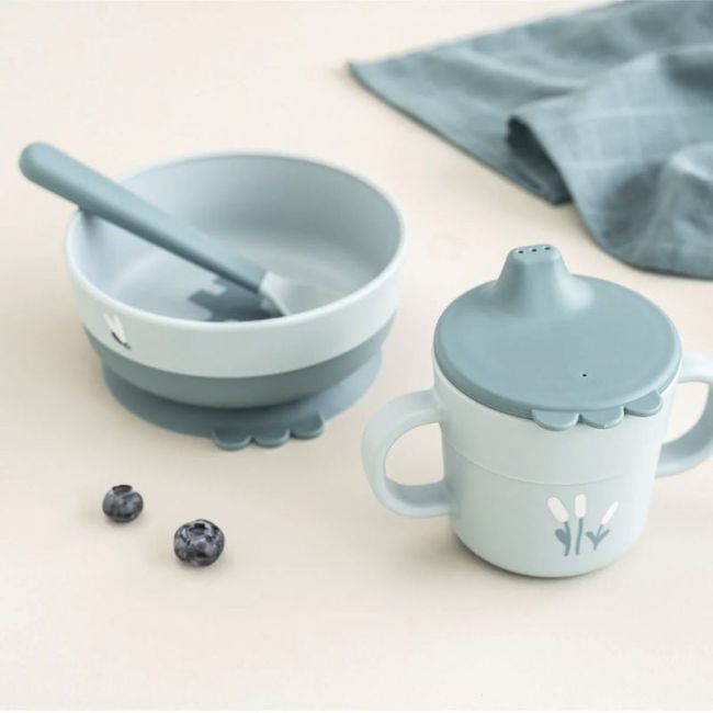 Set Vajilla Foodie First Meal Elphee - Azul