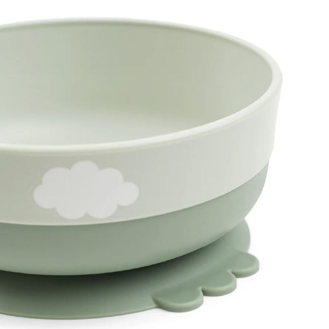 Set Vajilla Foodie First Meal Happy Clouds - Verde