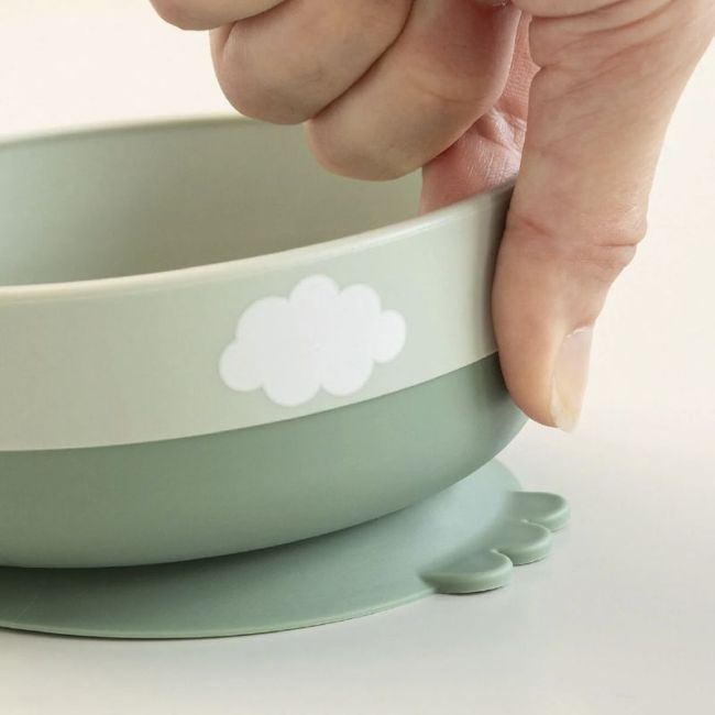 Defina Conjunto de Jantar Foodie First Meal Happy Clouds - Verde