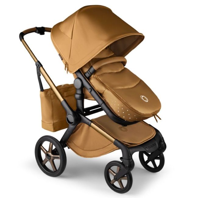 BUGABOO FOX 5 NOIR ED. LIMITADA BOLSO CAMBIADOR AMBAR BRILLANTE